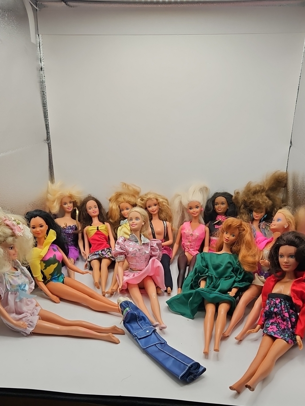 Barbie Mixed Mattel Dolls Random Outfits Vintage 60s 80s 90s Lot Of 13